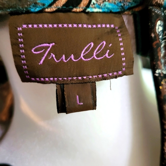 Maxi Dress with beaded waist,  peek-a-boo button back, sleeveless, New! Sz Lg - Picture 12 of 13